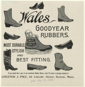 Annonse for Wales Goodyear Lincoln st, Boston