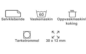 Kaptein Sabeltann navnelapper, egenskaper
