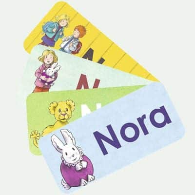Karsten og Petra navnelapper