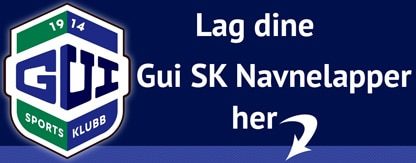 Gui Sportsklubb Navnelapper